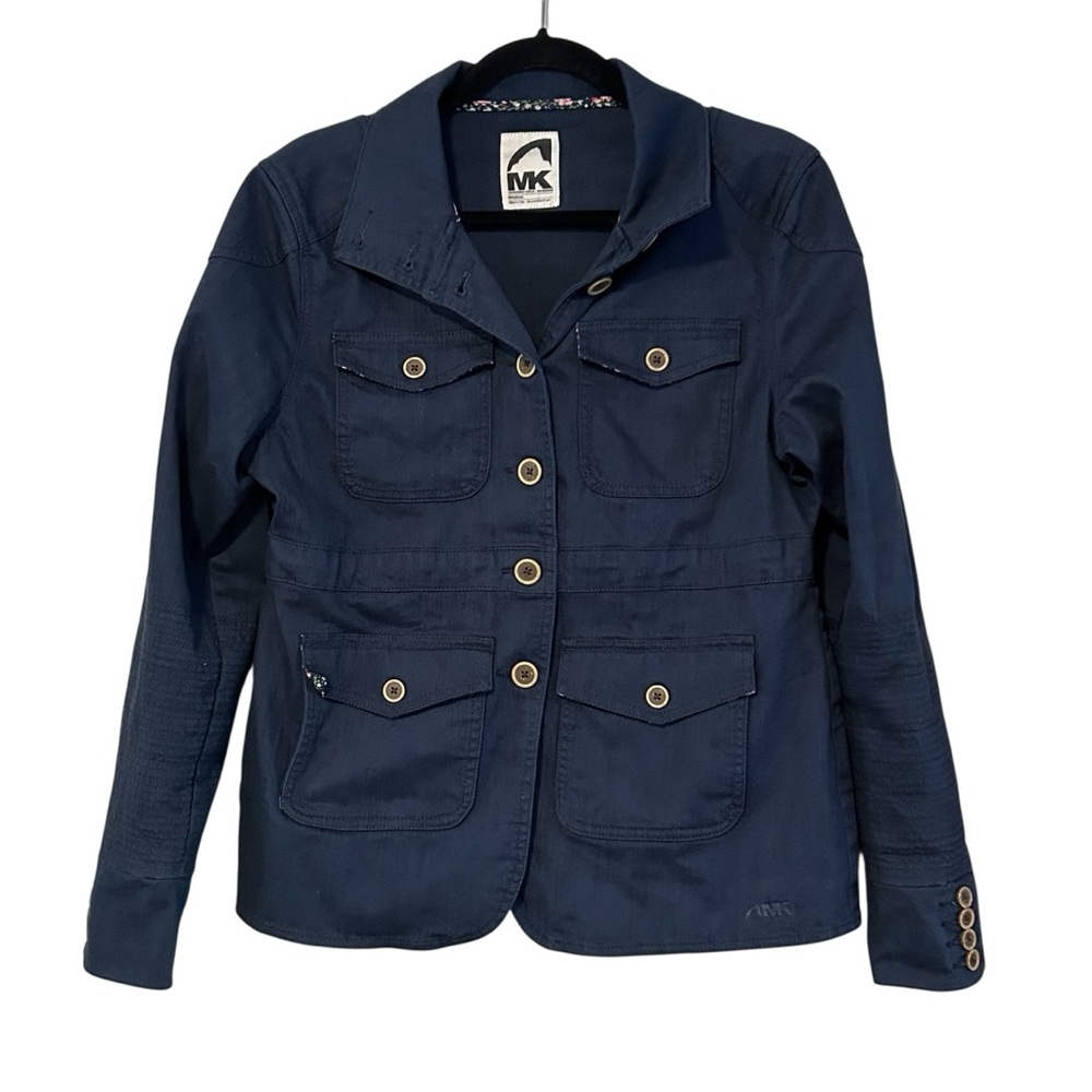 Mountain Khakis Navy Blue Jacket Women’s Casual Size Medium Button Down